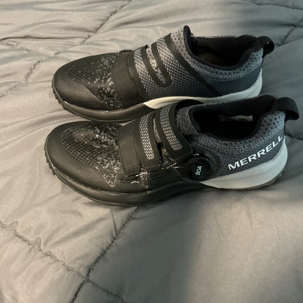 Merrell Black and Gray Athletic Shoes
